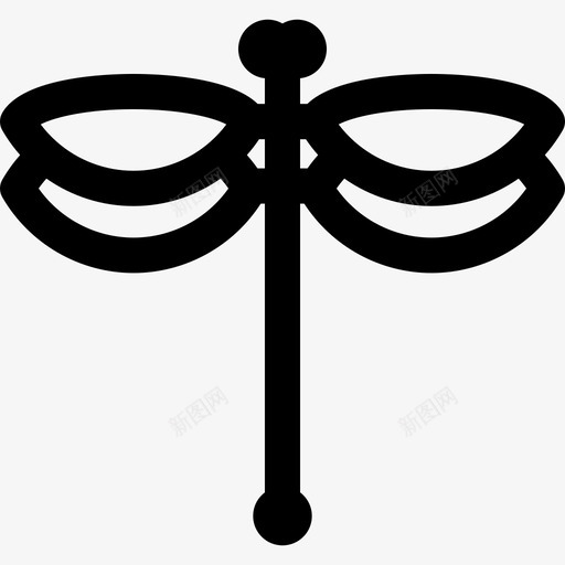 蜻蜓动物小动物图标svg_新图网 https://ixintu.com 动物 小动物 蜻蜓