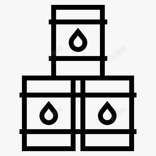 石油化工能源图标svg_新图网 https://ixintu.com 化工 工业 汽油 石油 能源