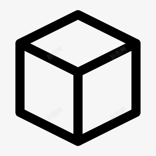 立方体长方体元素图标svg_新图网 https://ixintu.com 元素 基本图标所有尺寸 多边形 正方形 立方体 长方体