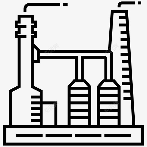 工厂厂房工业图标svg_新图网 https://ixintu.com 制造厂 厂房 大纲收集 工业 工厂 生产