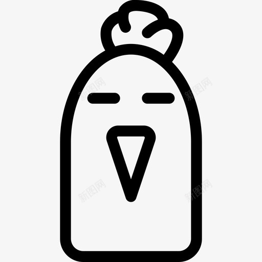 母鸡鸡肉农业图标svg_新图网 https://ixintu.com 农业 母鸡 鸡肉