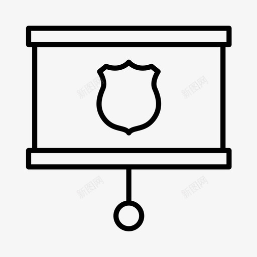 学校展示学术课堂图标svg_新图网 https://ixintu.com 学术 学校展示 投影屏幕 教育 课堂