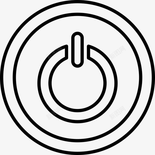 打开按钮界面电影效果图标svg_新图网 https://ixintu.com 打开按钮 电影效果 界面
