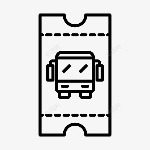 巴士代金券卡酒店图标svg_新图网 https://ixintu.com 卡 巴士代金券 车票 酒店