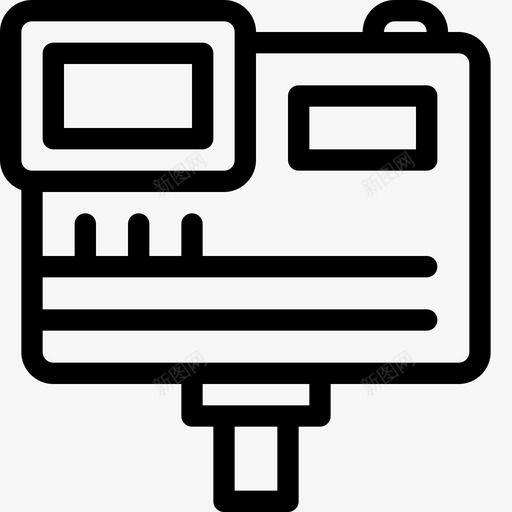 gopro照片摄影图标svg_新图网 https://ixintu.com gopro 摄影 摄影设备 照片 视频