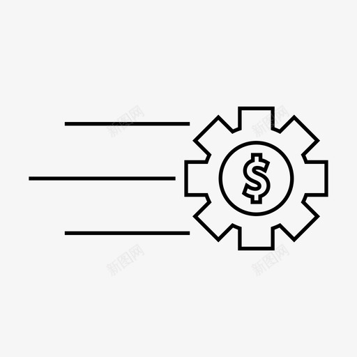 收入费用支付图标svg_新图网 https://ixintu.com 工资 支付 收入 用户界面 网络搜索引擎优化 费用
