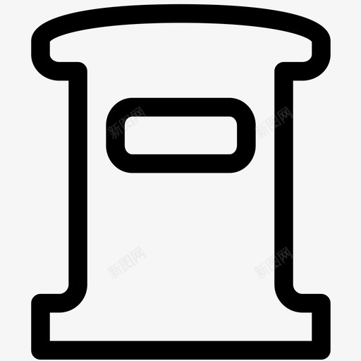 邮筒svg_新图网 https://ixintu.com 邮筒