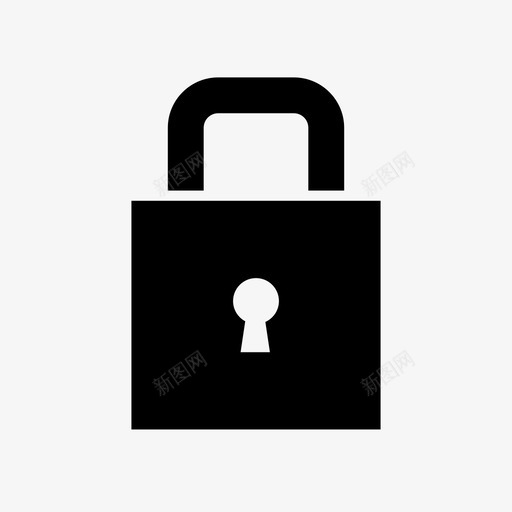 安全保护防御图标svg_新图网 https://ixintu.com 保存 保护 安全 锁 防御