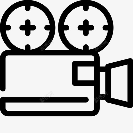 摄像机照片摄影图标svg_新图网 https://ixintu.com 摄像机 摄影 摄影设备 照片