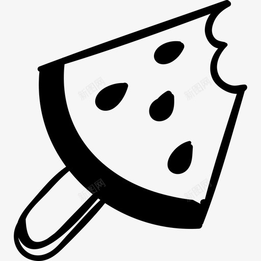 冰淇淋棒食物夏季手工制作图标svg_新图网 https://ixintu.com 冰淇淋棒 夏季手工制作 食物
