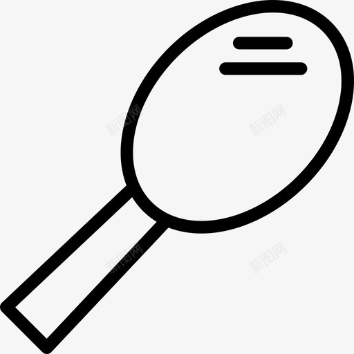 手镜手持式化妆图标svg_新图网 https://ixintu.com 划桨 化妆 化妆品轮廓 手持式 手镜