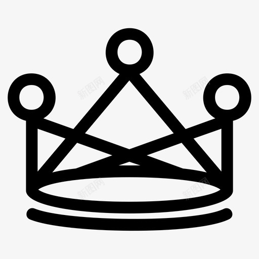 皇冠国王陛下图标svg_新图网 https://ixintu.com 公主 国王 王后 皇冠 陛下