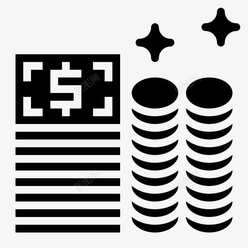 货币现金零钱图标svg_新图网 https://ixintu.com 现金 电子商务 硬币 货币 零钱