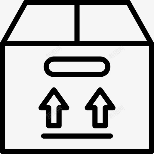 易碎品箱交货物流图标svg_新图网 https://ixintu.com 交货 包装 易碎品箱 物流 装运 预制品交付第1卷大纲