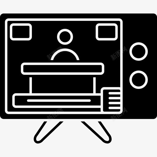新闻公告博客图标svg_新图网 https://ixintu.com 公告 博客 媒体 新闻 时事通讯