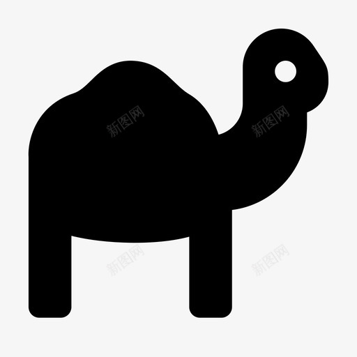 骆驼动物沙漠图标svg_新图网 https://ixintu.com 动物 沙漠 跳跃图标动物铭文 驼峰 骆驼