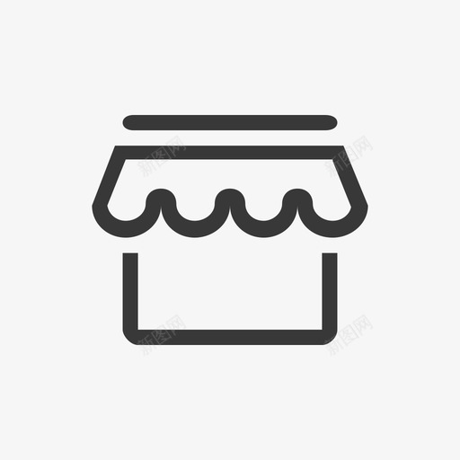 香江后台icon-门店svg_新图网 https://ixintu.com 香江后台icon-门店