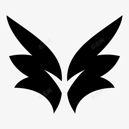 翼缘翅图标svg_新图网 https://ixintu.com 缘 翅 翼