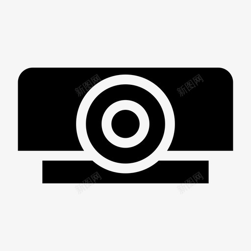 投影机图标svg_新图网 https://ixintu.com 投影机