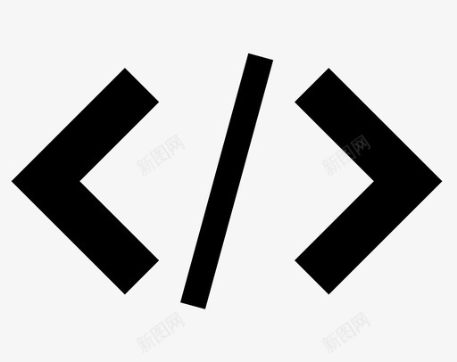 代码编码开发图标svg_新图网 https://ixintu.com html 代码 开发 源代码 编码 编程