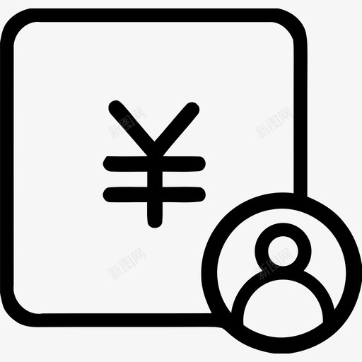 客服介入退款svg_新图网 https://ixintu.com 客服介入退款 线性 扁平 单色 方正