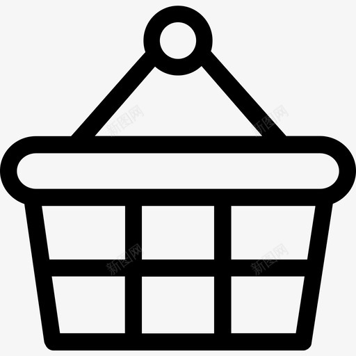 菜篮子-01svg_新图网 https://ixintu.com 菜篮子-01