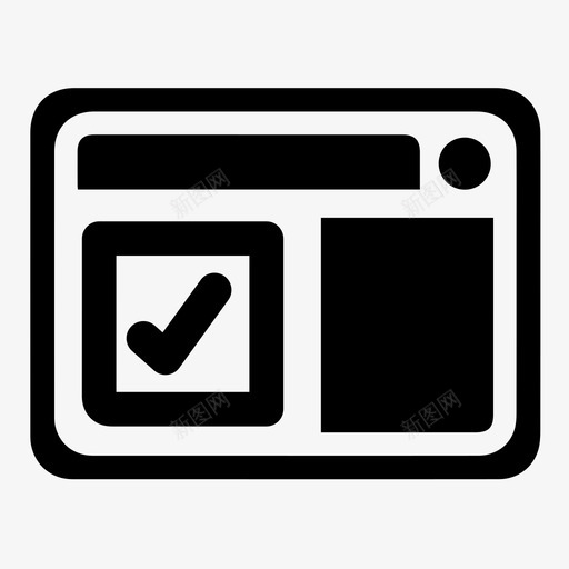 网站浏览器互联网图标svg_新图网 https://ixintu.com 互联网 浏览器 网站