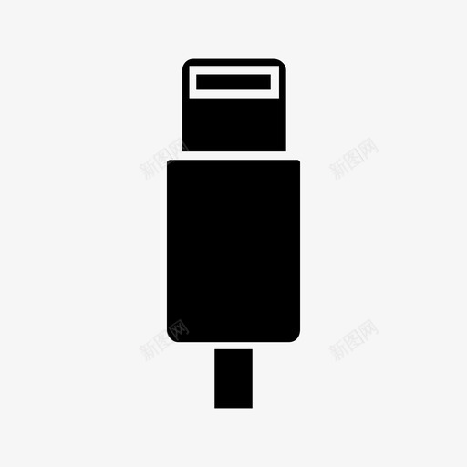 电缆连接器线缆图标svg_新图网 https://ixintu.com usb 电缆 线缆 网络 连接器