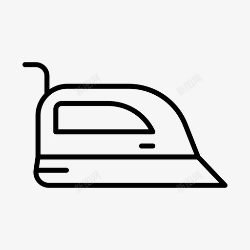 熨斗电子时尚图标svg_新图网 https://ixintu.com 时尚 洗衣房 熨斗 电子 酒店