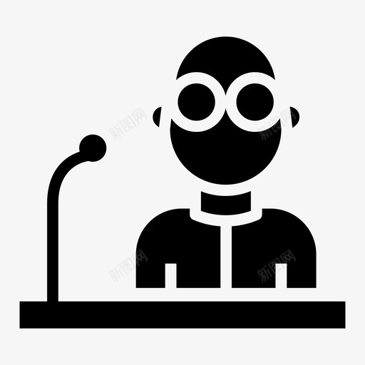 演讲者领导者男性图标svg_新图网 https://ixintu.com 化身 政治演讲者 演讲 演讲者 男性 领导者