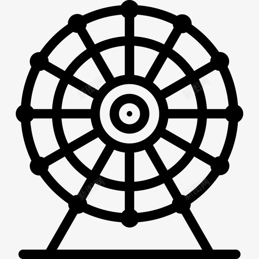 费里斯镇图标svg_新图网 https://ixintu.com 费里斯镇