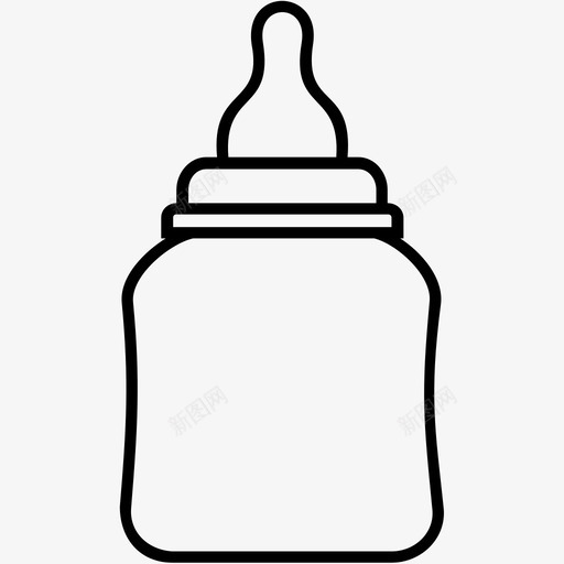 乳头婴儿奶嘴图标svg_新图网 https://ixintu.com 乳头 奶嘴 奶头 婴儿