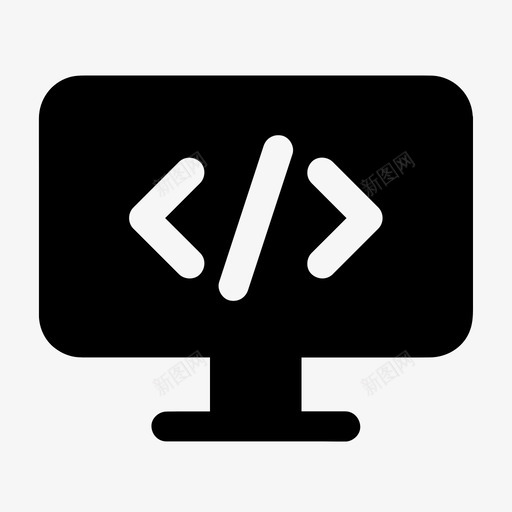 开发编码编程图标svg_新图网 https://ixintu.com 开发 所有大小的基本图标 源代码 编码 编程