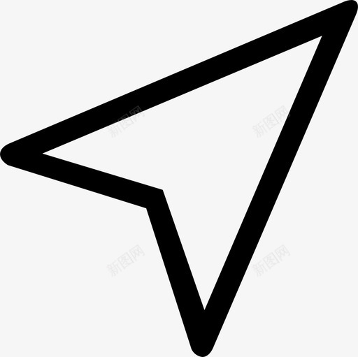 光标箭头鼠标图标svg_新图网 https://ixintu.com 光标 发送 指针 火箭 箭头 行图标第20卷 鼠标