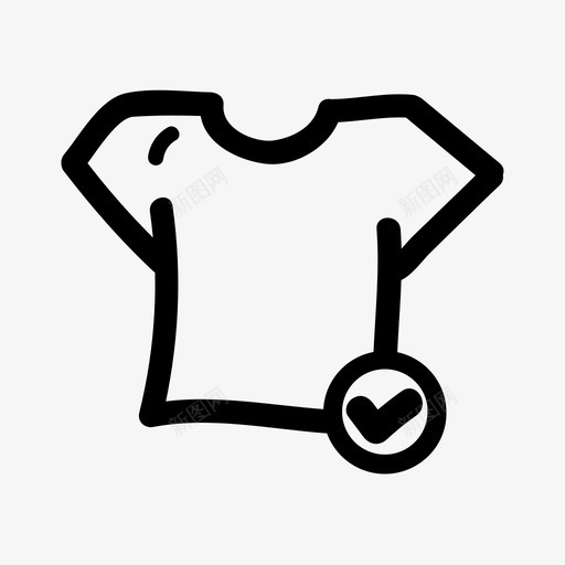 T恤购买电子商务图标svg_新图网 https://ixintu.com T恤 电子商务 营销 购买 销售