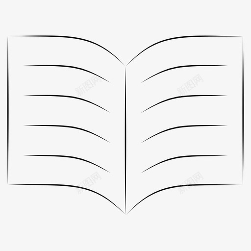 书籍杂志报纸图标svg_新图网 https://ixintu.com 书籍 手绘通讯和媒体 报纸 杂志