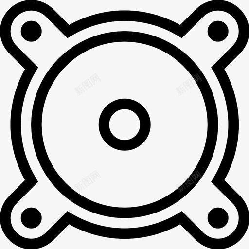 扬声器放大器低音图标svg_新图网 https://ixintu.com 低音 声音 扬声器 放大器 立体声 音乐