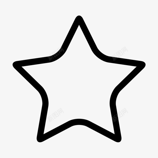 收藏空心svg_新图网 https://ixintu.com 收藏空心