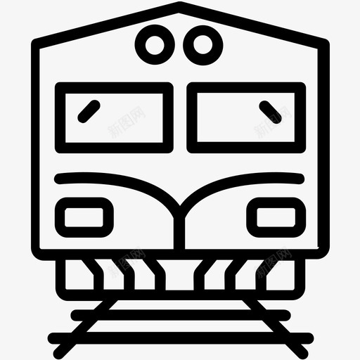 火车铁轨铁路线图标svg_新图网 https://ixintu.com 巴基斯坦文化和地标性建筑轮廓图标 火车 火车旅行 火车站 铁路线 铁轨