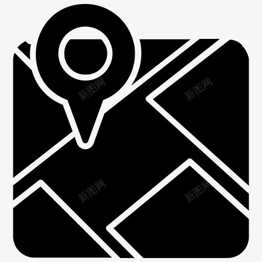 地图位置位置标记位置指针图标svg_新图网 https://ixintu.com 位置指针 位置标记 地图位置 地图和导航符号图标 地图图钉 地图定位器