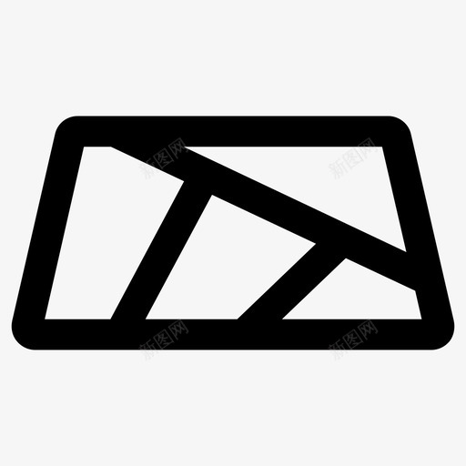 地图位置导航图标svg_新图网 https://ixintu.com 位置 地图 导航 路线图