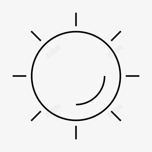 阳光炎热夏日图标svg_新图网 https://ixintu.com 夏日 温暖 炎热 用户界面 网络搜索引擎优化 阳光
