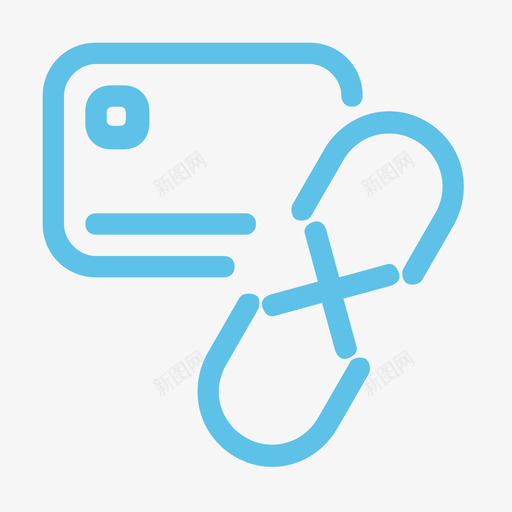 icon_解除绑定会员卡svg_新图网 https://ixintu.com icon_解除绑定会员卡