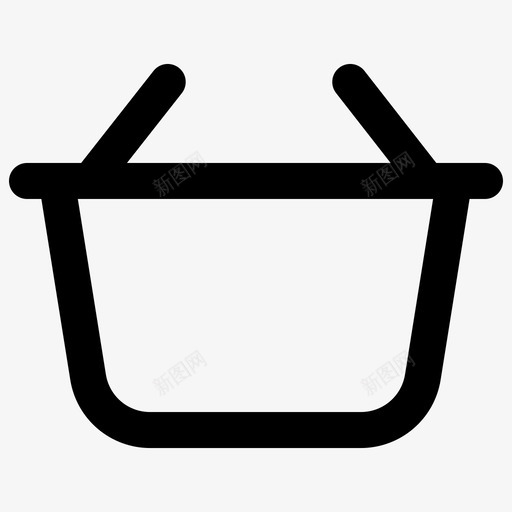 篮子购物篮图标svg_新图网 https://ixintu.com 篮子 购物篮