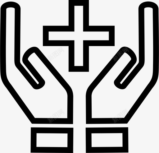 健康保险预防保护图标svg_新图网 https://ixintu.com 保护 健康保险 安全 预防