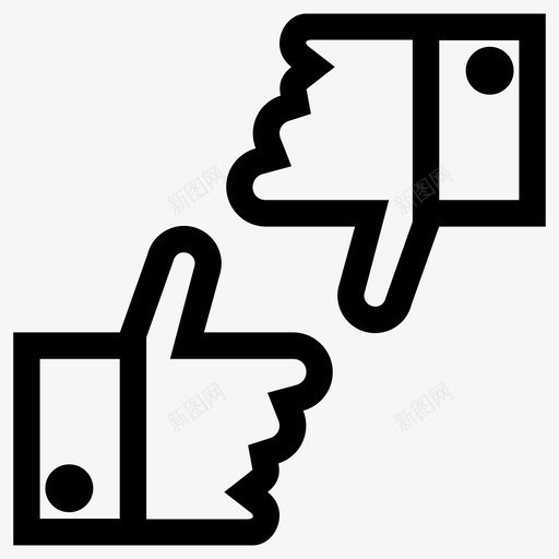 投票大拇指朝下大拇指朝上图标svg_新图网 https://ixintu.com 大拇指朝上 大拇指朝下 小个子 投票