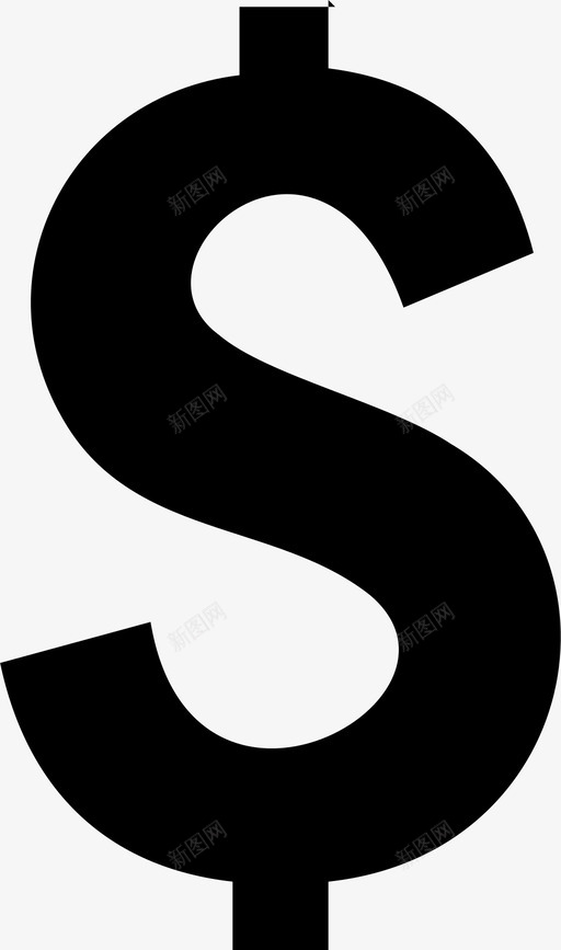 美元现金收入图标svg_新图网 https://ixintu.com 付款 收入 现金 美元 金钱
