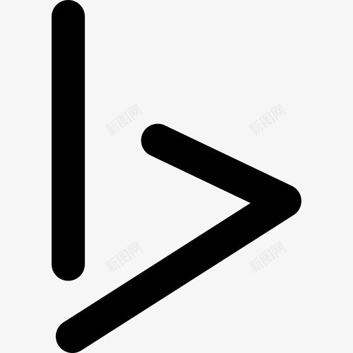 必应标志社交网站线性图标svg_新图网 https://ixintu.com 必应标志 社交网站 线性