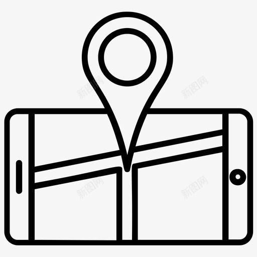 移动gpsandroid导航应用程序gps导航图标svg_新图网 https://ixintu.com android导航应用程序 gps导航 地图和导航线图标 移动gps 移动导航应用程序 移动导航网站 跟踪应用程序