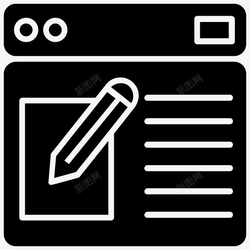 网页网页图形网页布局图标svg_新图网 https://ixintu.com 搜索引擎优化字形图标 网站模板 网页图形 网页布局 网页设计